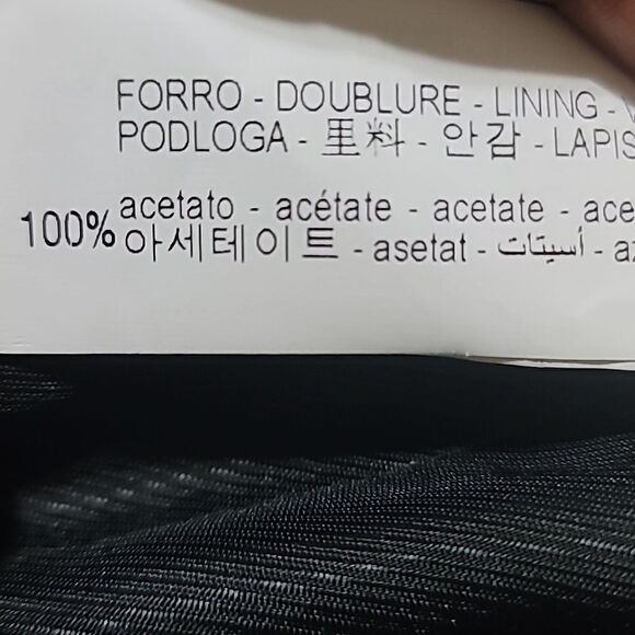 Zara  Women's Black and White Tweed Snap Button Light  Overcoat sz Large - Picture 10 of 10